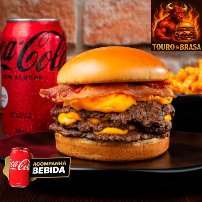 Combo Triplo Burguer Crispy Bacon